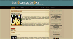 Desktop Screenshot of losguantesdeqka.com